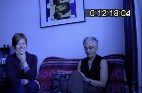 Barbara Hammer introduces herself in a video.