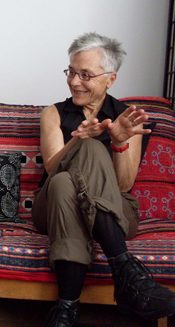 Barbara Hammer in her New York City studio.